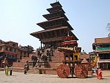 
Kathmandu Bhaktapur Nyatapola Temple With Chariot
